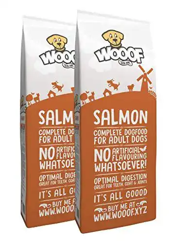 WOOOF-Hundefutter WOOOF Lachs 36kg kaltgepresst mit Fisch