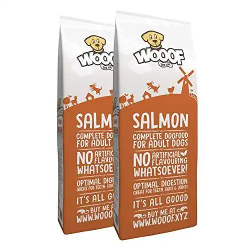 Die beste WOOOF-Hundefutter WOOOF Lachs 36kg kaltgepresst mit Fisch 2026 Test Bestseller WOOOF-Hundefutter WOOOF Lachs 36kg kaltgepresst mit Fisch