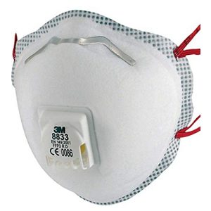 3M-Maske 3M Atemschutzmaske, 5-er Pack FFP3 R D, 8833SP