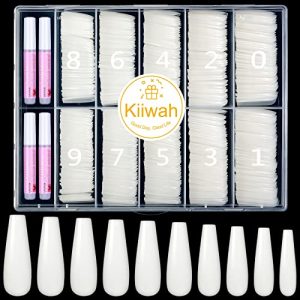 Acryl-Nägel Kiiwah 500 Stück Künstliche Nägel Tips, Acryl