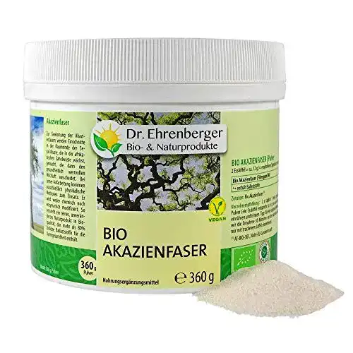 Die beste Akazienfaser Dr. Ehrenberger Bio 360g 2026 Test Bestseller Akazienfaser Dr. Ehrenberger Bio 360g