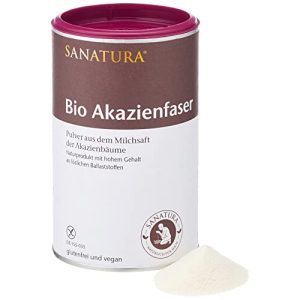 Akazienfaser Sanatura Pulver Bio, 180 g, gut verträglich