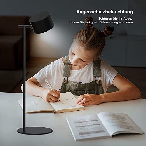 Akku-Lampe Feallive Schreibtischlampe LED Dimmbar