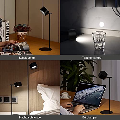 Akku-Lampe Feallive Schreibtischlampe LED Dimmbar