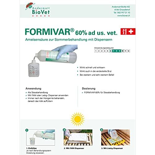 Ameisensäure Andermatt BioVet Formivar 85% ad us. vet. Lösung