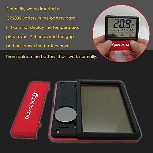 Aquarium-Thermometer capetsma, digital mit LCD-Display
