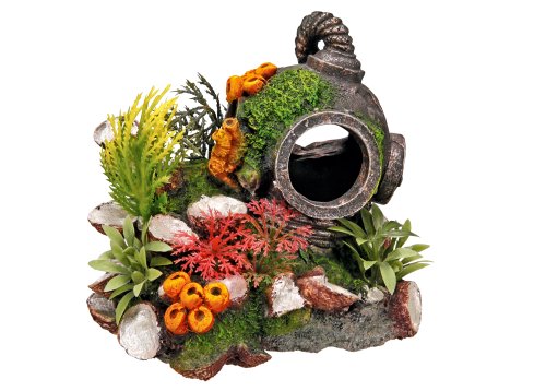 Die beste aquariumdeko nobby aqua ornaments helm mit pflanzen Bestsleller kaufen