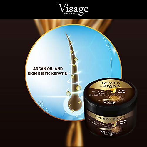 Arganöl-Haarkuren VISAGE Haarmaske Argan oil & Keratin