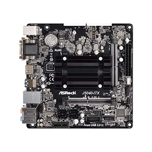 ASRock-Mainboard ASRock J5040-ITX Mini-ITX Mainboard mit Intel Quad-Core J5040
