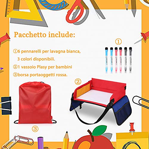 Auto-Kindertisch YOOFAN mit Zeichenbrett & 6 Colored Pencils