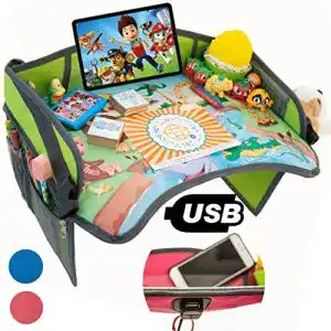 Auto-Kindertisch ZANCLEM mit 2.0 Mit Usb-Port X Tablet