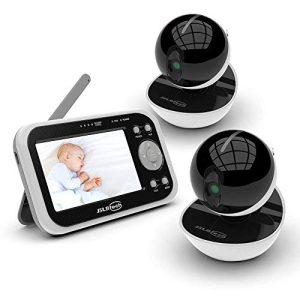 Babyphone mit 2 Kameras JSLBtech Video Babyphone 4,3″ LCD