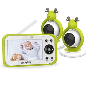 Babyphone mit 2 Kameras JSLBtech Video Babyphone 4,3″ LCD