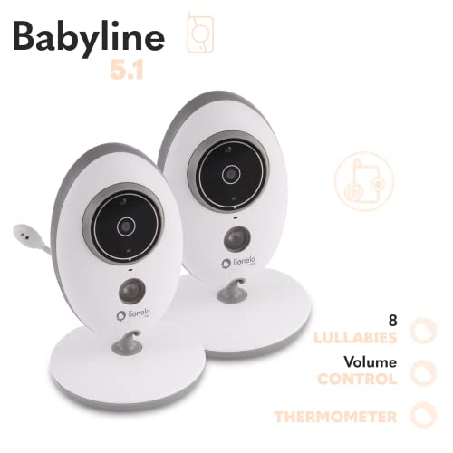 Babyphone mit 2 Kameras Lionelo Babyline 5.1, Nachtmodus