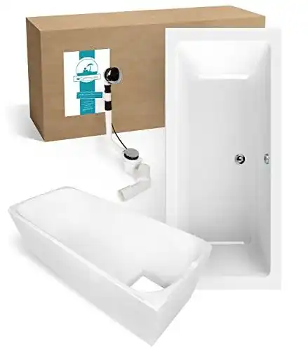 Badewanne Calmwaters ® Komplettset 180×80 cm