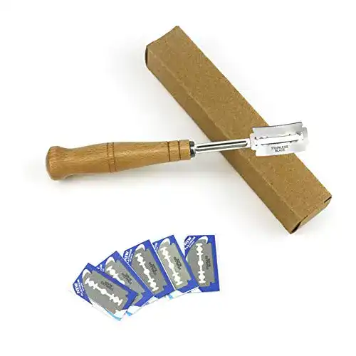 Bäckermesser LQMILK Brot Bäcker mit 5 Klingen Holzgriff