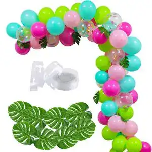 Ballongirlande FHzytg wsiiroon Luftballons Girlande