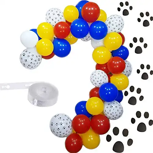 Ballongirlande MELARQT Elepplrty 4,6 m Pfotenballons
