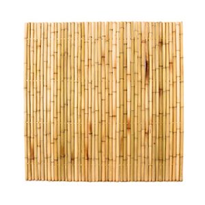 Bambuszaun bambus-discount.com 180x180cm gelb gebleicht