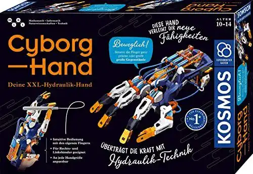 Baukasten Kosmos 620844 Cyborg-Hand, hydraulisch gesteuert