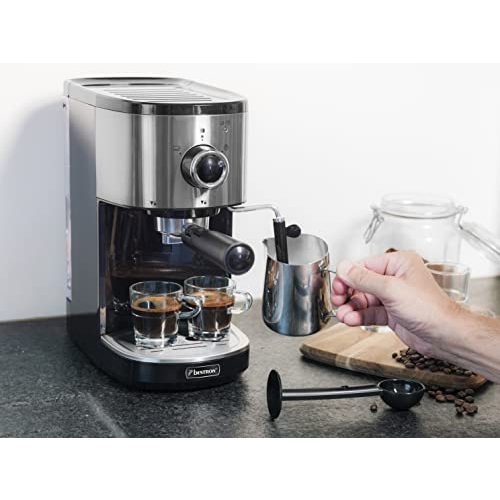 Bestron-Kaffeemaschine Bestron Espressomaschine für 2 Tassen