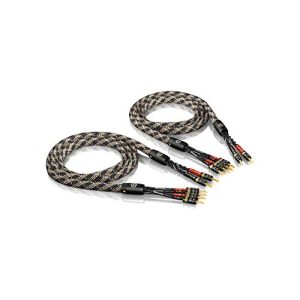 Bi-Wiring-Kabel VIABLUE SC-4 Silver BI-Wire High-End 1 Paar