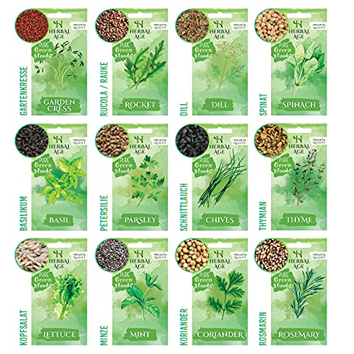 Bio-Saatgut Herbal Age Kräuter Samen Mischung 12 Sorten