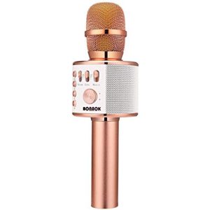 Bluetooth-Mikrofon BONAOK Bluetooth Karaoke Mikrofon Kinder