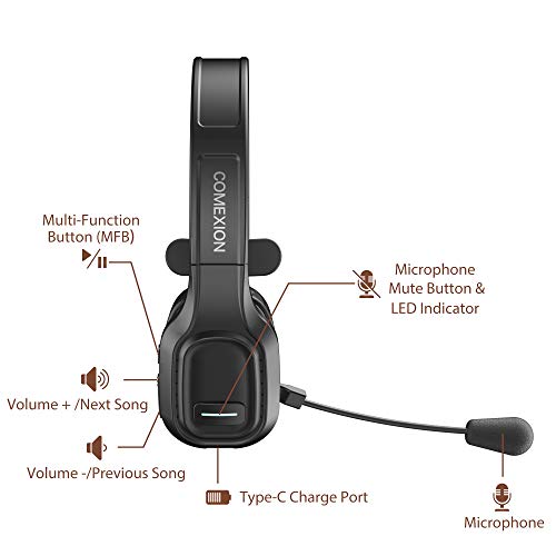 Bluetooth-Mikrofon COMEXION Trucker Bluetooth Headset V5.0