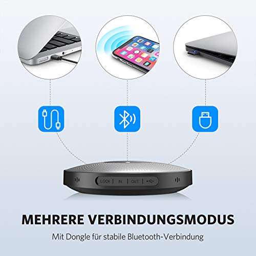 Bluetooth-Mikrofon eMeet M2 Bluetooth Konferenzlautsprecher