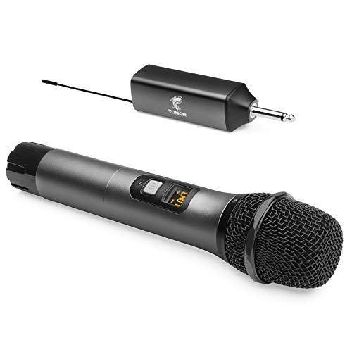 Bluetooth-Mikrofon TONOR Drahtloses Mikrofon, UHF Metall