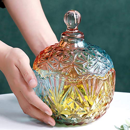 Bonboniere Danmu Art 1 Stück Colorful Kristall, mit Deckel