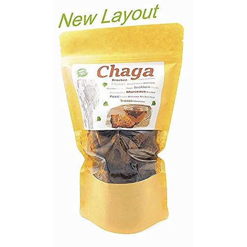 Chaga-Pilz Curly Superfood Chaga-Brocken Wildsammlung 250g