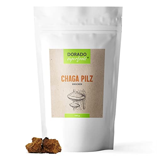 Chaga-Pilz Dorado Superfoods Chaga Pilz Brocken Stücke 100 g