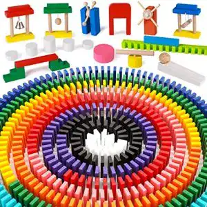 Dominosteine Lewo 1000 Stück Hölzern Domino Set Klassisch
