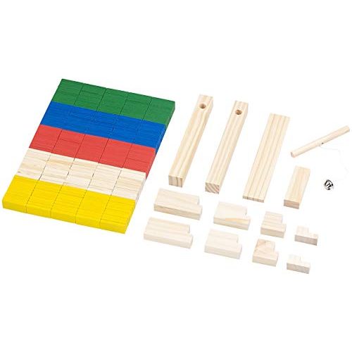 Dominosteine Playtastic Holz: 263-teiliges Domino-Set