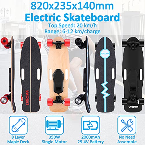 E-Longboard Caroma Longboard Elektro Skateboard, 82cm