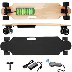 E-Longboard Wesoky Elektro Skateboard, 90cm Elektrisch