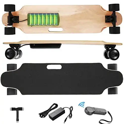 E-Longboard Wesoky Elektro Skateboard, 90cm Elektrisch