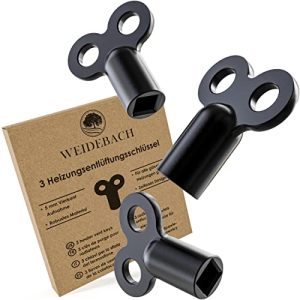 Entlüftungsschlüssel Weidebach 3x ® für alle Heizkörper