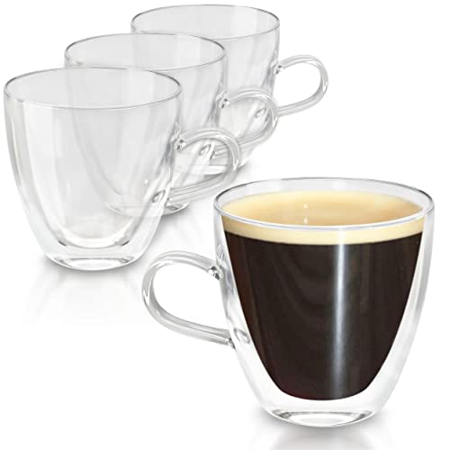 Die beste espresso tassen cosumy espressotassen aus glas mit henkel 4er Bestsleller kaufen