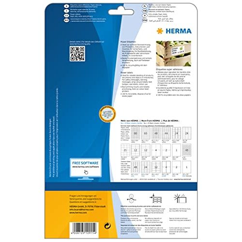 Etiketten HERMA 10915 Power DIN A4 klein