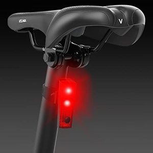 Fahrrad-Rücklicht mit Bremslicht VELMIA, USB Akku-Betrieb