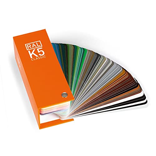 Farbfächer RAL K5 , 216 ganzseitige Farbmuster, semi-matt