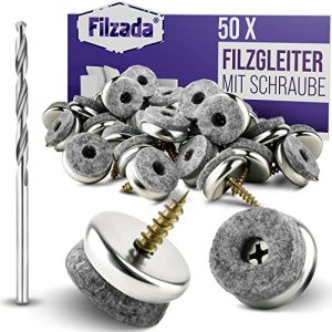 Filzgleiter-zum-Schrauben Filzada ® 50x, Ø 22 mm