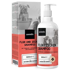 Flohshampoo-Hund Animigo Floh & Zecken Shampoo 500ml