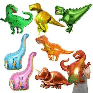 Folienballons O-Kinee Dino Folienballon, 8 pcs XXL Dinosaurier