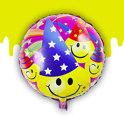 Folienballons Yizhet Folienballon Smiley, 24pcs Helium Ballons