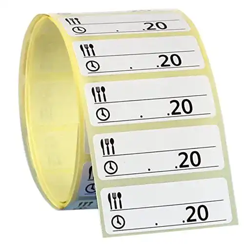 Gefrieretiketten 100 Stück selbstklebend ablösbar 50×13 mm