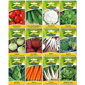 Gemüsesamen Quedlinburger 12 Sorten, für Anfänger geeignet